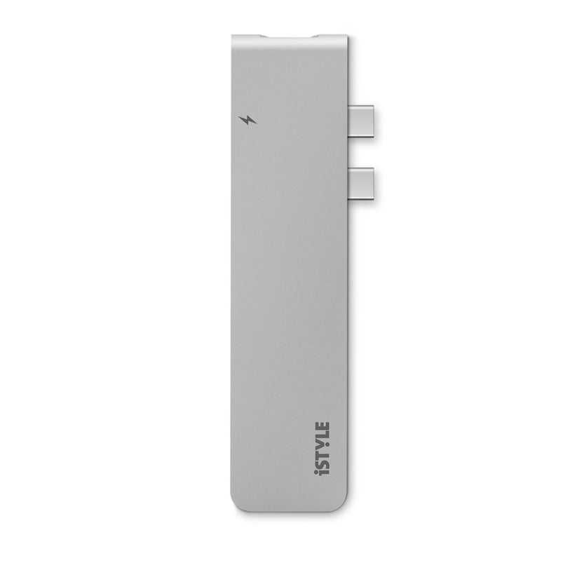 USB-C HUB dokovací stanice iSTYLE - stříbrná - iSTYLE CZ