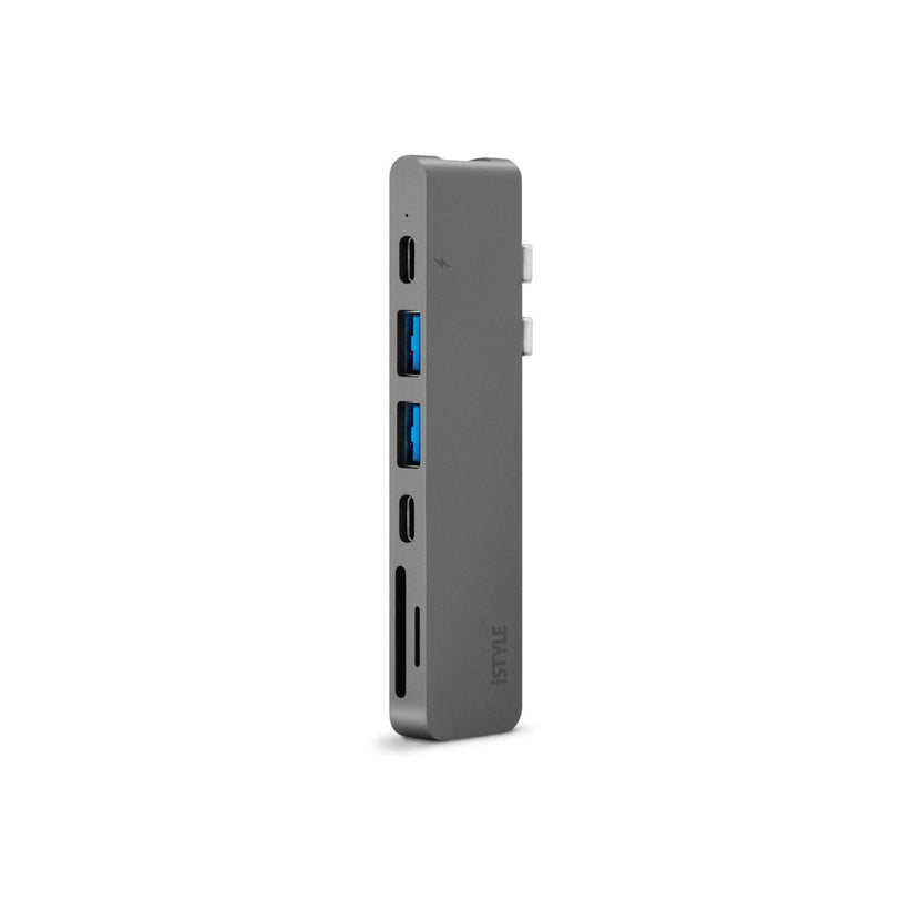 USB-C dokovací stanice iSTYLE Pro HUB vesmírně šedá - iSTYLE CZ