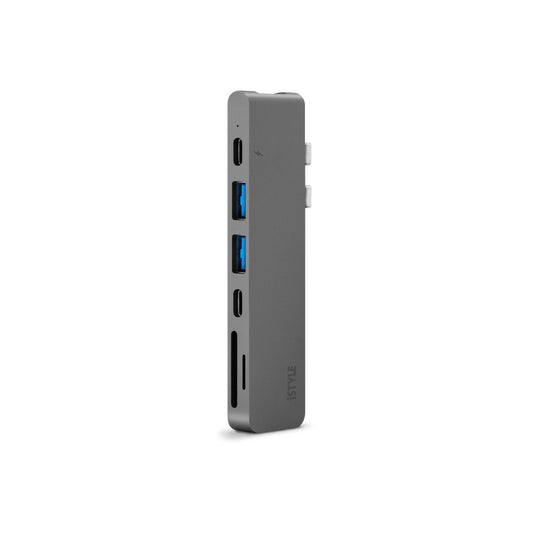 USB-C dokovací stanice iSTYLE Pro HUB vesmírně šedá