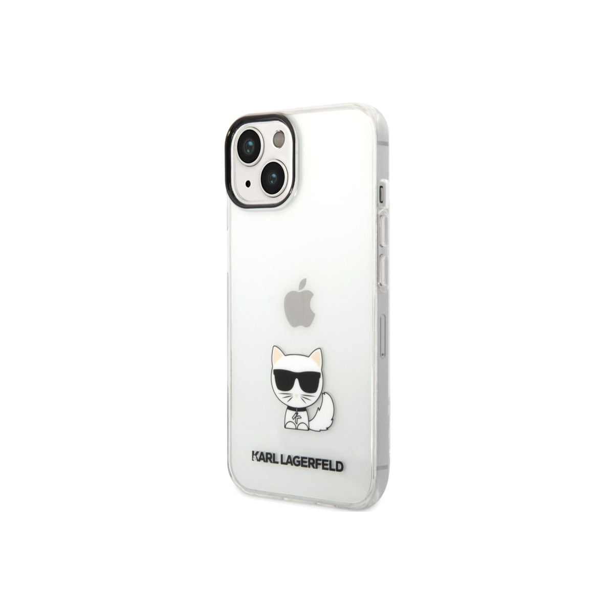 Kryt pro iPhone 14 Plus Karl Lagerfeld Choupette Logo - průhledný - iSTYLE CZ