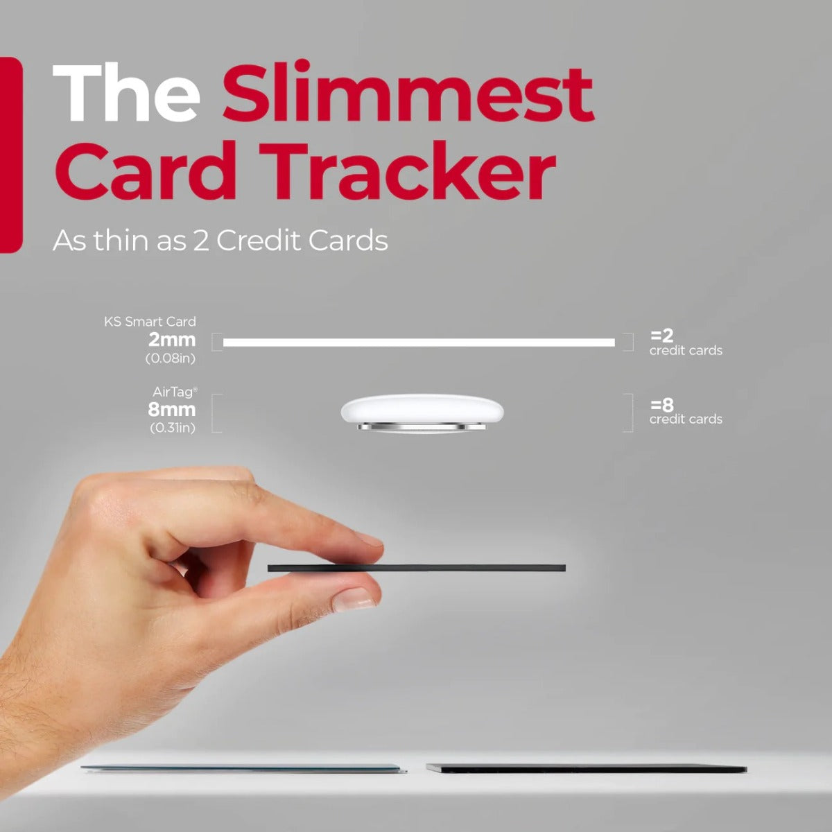 Karta s funkcí Apple Find My KeySmart SmartCard - iSTYLE CZ