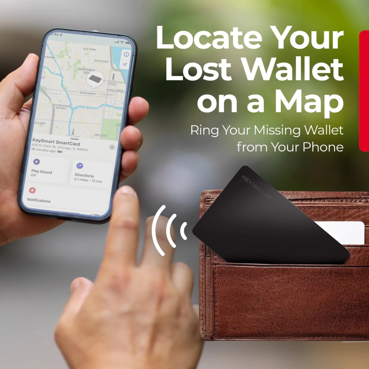 Karta s funkcí Apple Find My KeySmart SmartCard - iSTYLE CZ