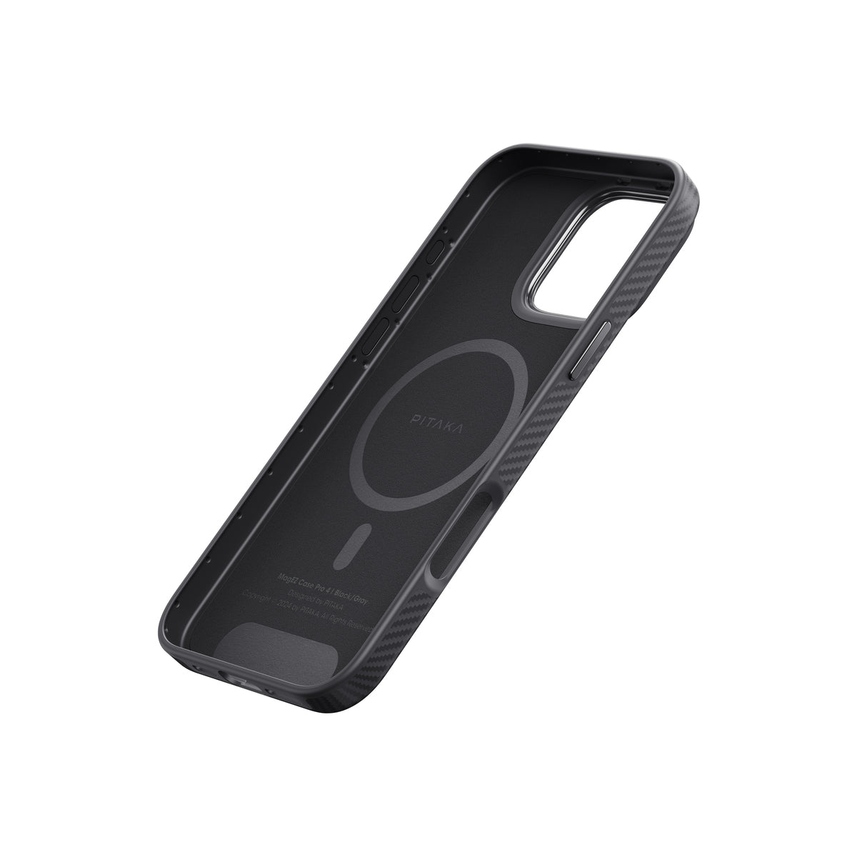 Kryt pro iPhone 16 Pro Max Pitaka Military-Grade Protective Case - černý - iSTYLE CZ