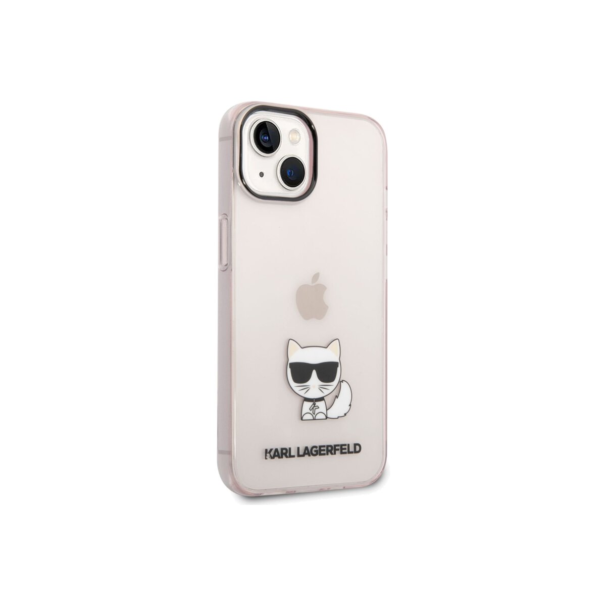 Kryt pro iPhone 14 Plus Karl Lagerfeld Choupette Logo - růžový - iSTYLE CZ