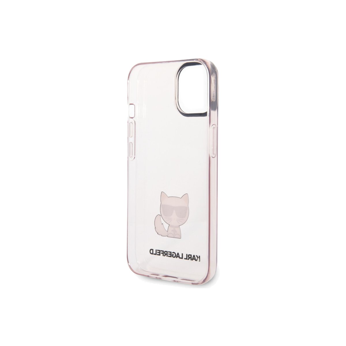 Kryt pro iPhone 14 Plus Karl Lagerfeld Choupette Logo - růžový - iSTYLE CZ