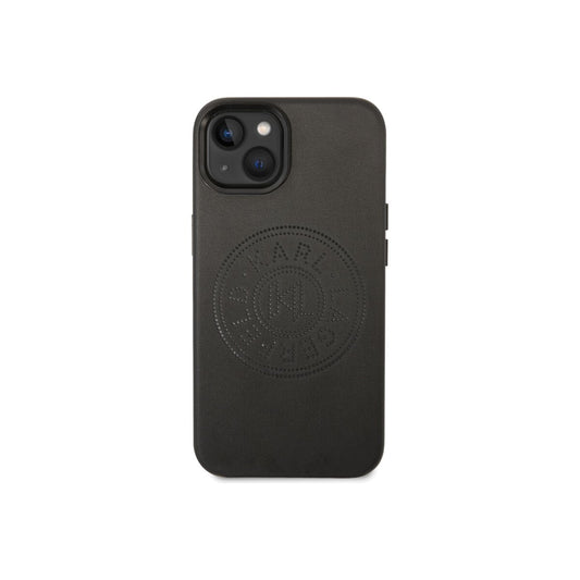Kryt pro iPhone 14 Plus Karl Lagerfeld Leather Perforated Logo - černý - iSTYLE CZ