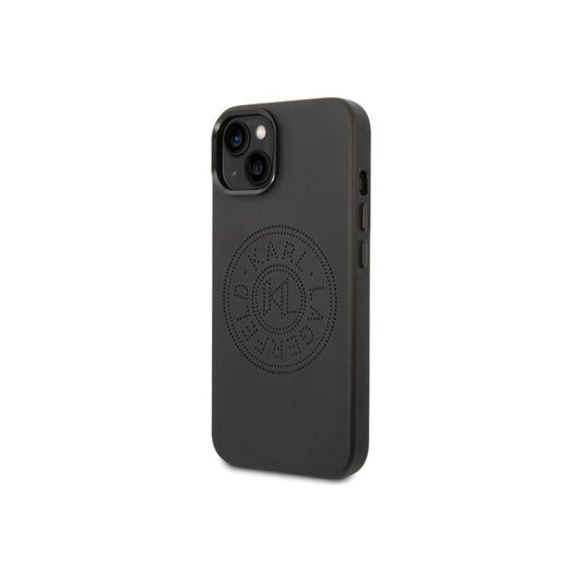 Kryt pro iPhone 14 Plus Karl Lagerfeld Leather Perforated Logo - černý - iSTYLE CZ