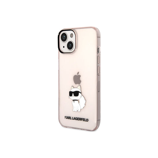 Kryt pro iPhone 14 Plus Karl Lagerfeld IML Choupette NFT - růžový - iSTYLE CZ
