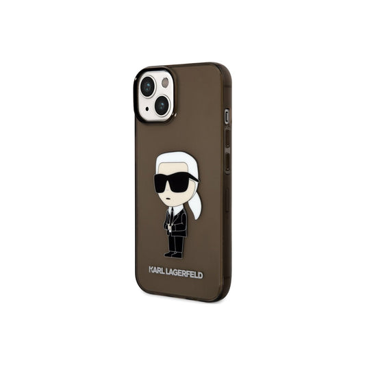 Kryt pro iPhone 14 Plus Karl Lagerfeld IML Ikonik NFT - černý - iSTYLE CZ