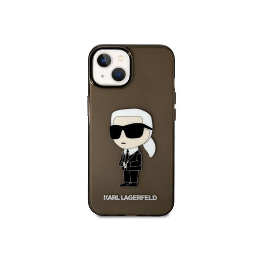 Kryt pro iPhone 14 Plus Karl Lagerfeld IML Ikonik NFT - černý - iSTYLE CZ