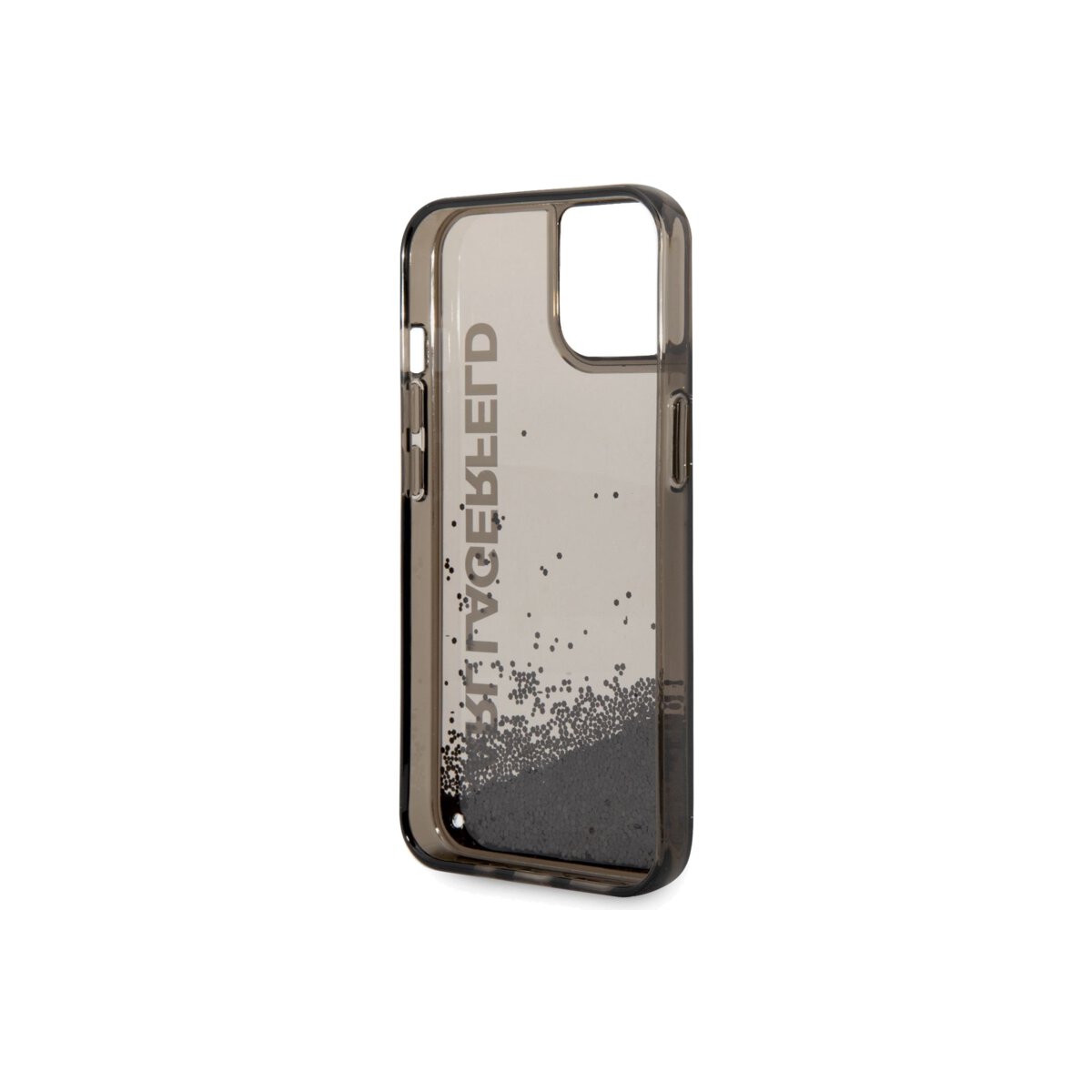 Kryt pro iPhone 14 Plus Karl Lagerfeld Translucent Liquid Glitter - černý - iSTYLE CZ