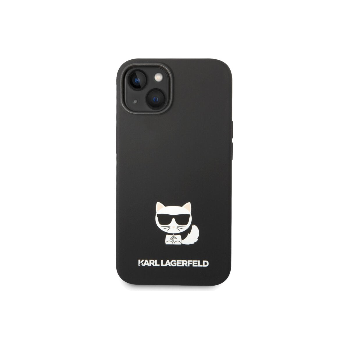 Kryt pro iPhone 14 Plus Karl Lagerfeld Liquid Silicone Choupette - černý - iSTYLE CZ