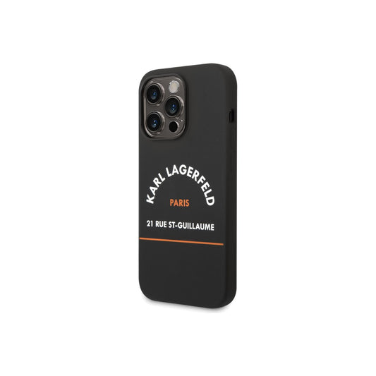 Kryt pro iPhone 14 Pro Max Karl Lagerfeld Rue St Guillaume - černý - iSTYLE CZ