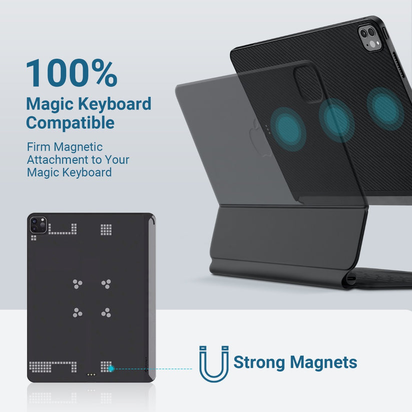 Kryt na iPad Pro 12,9" (22/21) Pitaka MagEZ 2 - černý - iSTYLE CZ