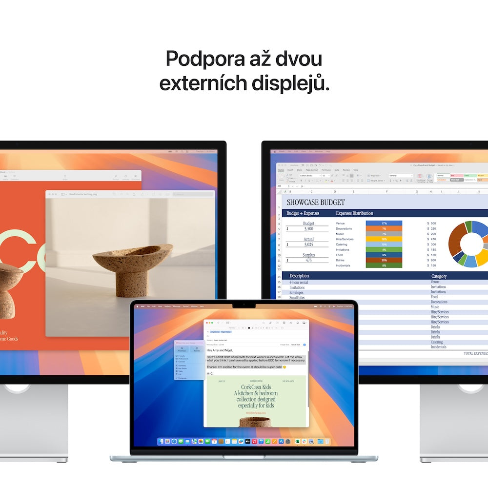 MacBook Air 15,3", Apple M4 10jádrové CPU, 10jádrové GPU, 16GB, 512GB SSD, CZ - stříbrný (otevřený) - iSTYLE CZ