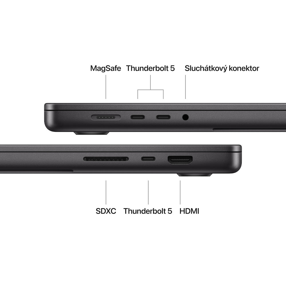 MacBook Pro 16,2", Apple M4 Max 14jádrové CPU, 32jádrové GPU, 36GB, 1TB SSD, CZ - vesmírně černý (renovovaný) - iSTYLE CZ