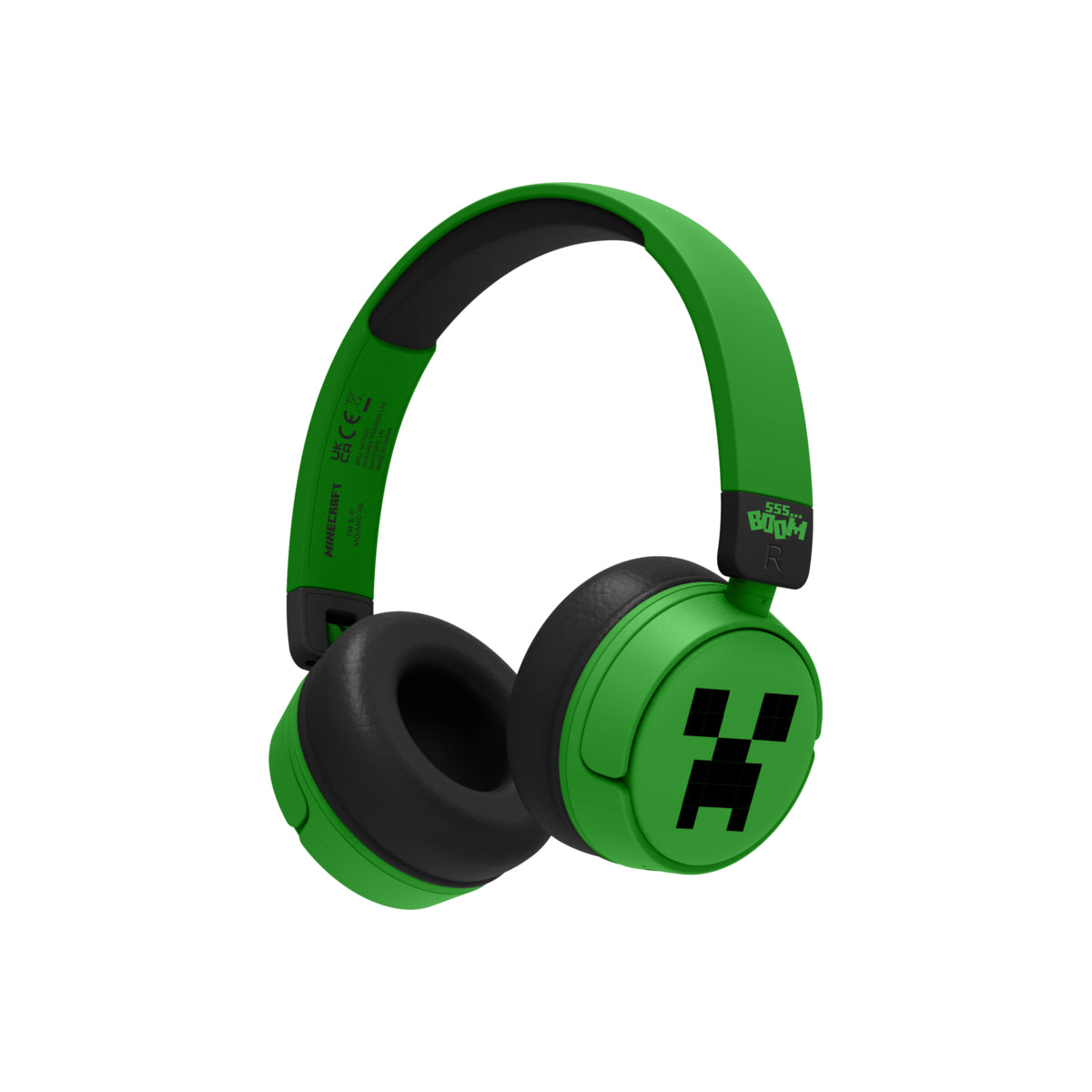 Dětská bezdrátová sluchátka OTL Minecraft Creeper Kids - zelená - iSTYLE CZ