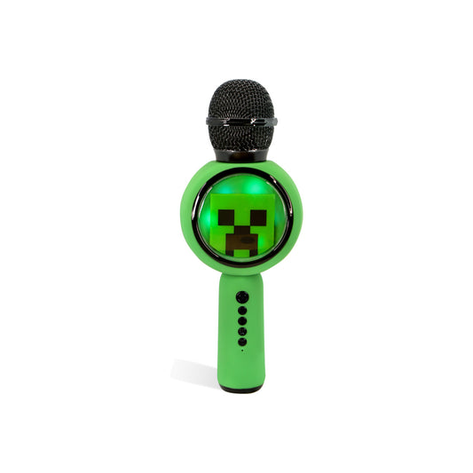 Bezdrátový dětský mikrofon OTL PopSing LED Minecraft - iSTYLE CZ