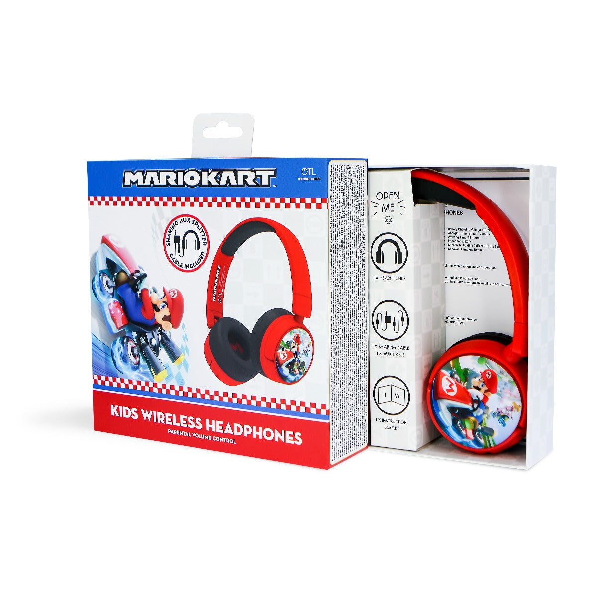 Dětská bezdrátová sluchátka OTL Mario Kart - iSTYLE CZ