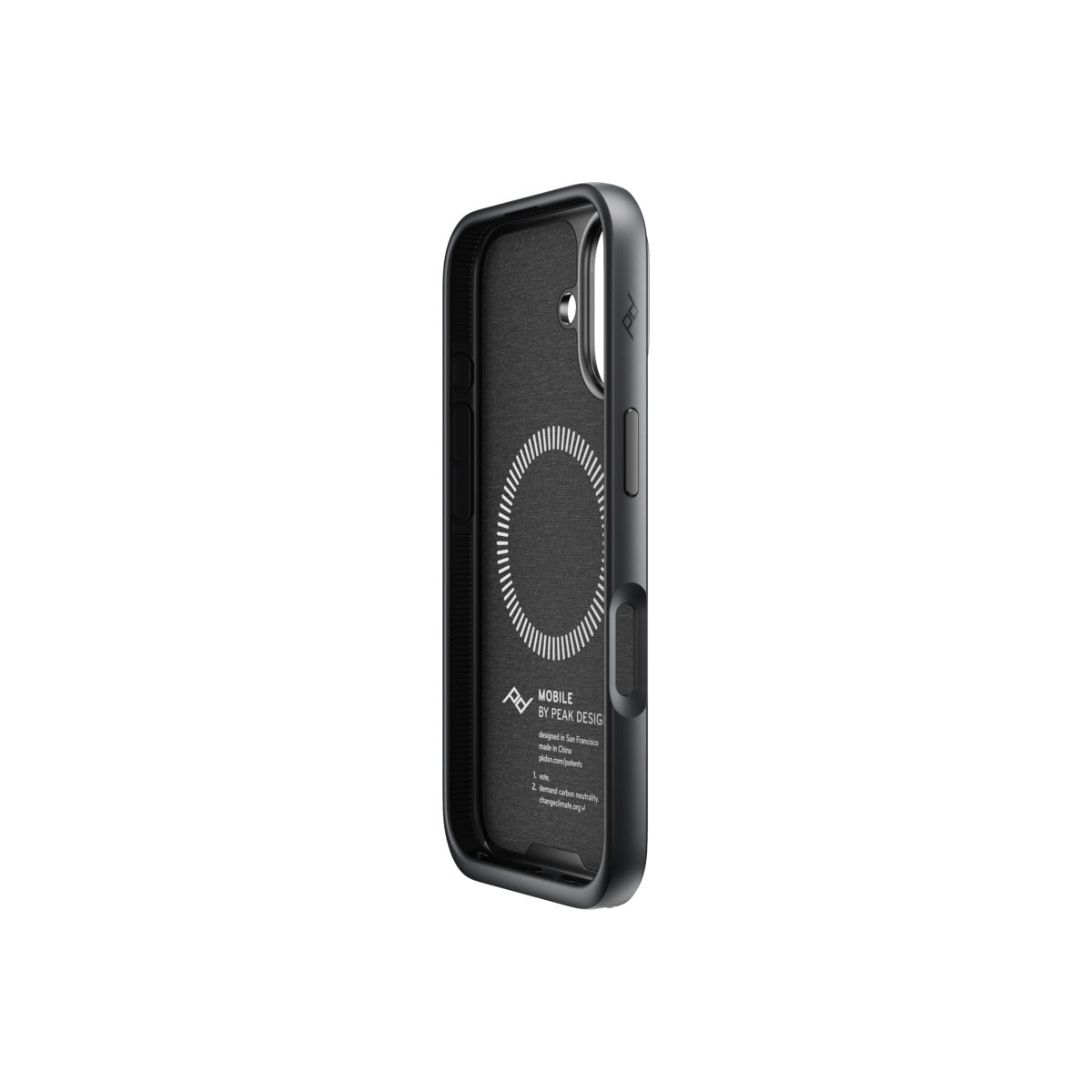 Kryt pro iPhone 16 Peak Design Mobile Everyday Fabric Case - tmavě šedý - iSTYLE CZ