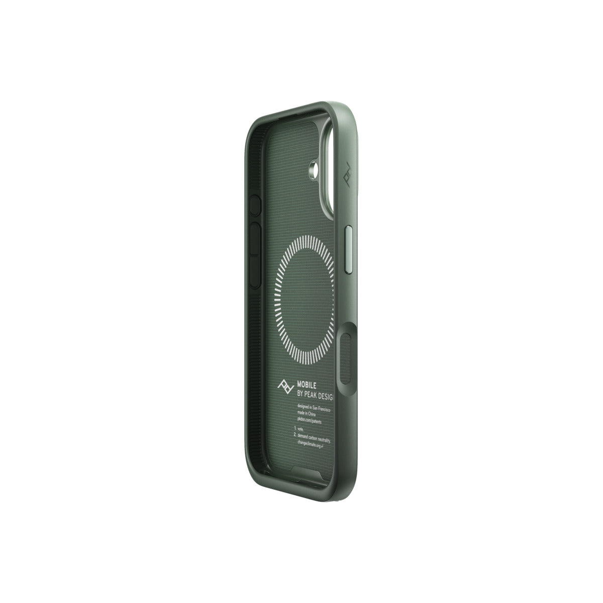 Kryt pro iPhone 16 Peak Design Mobile Everyday Fabric Case - šalvějově zelený - iSTYLE CZ