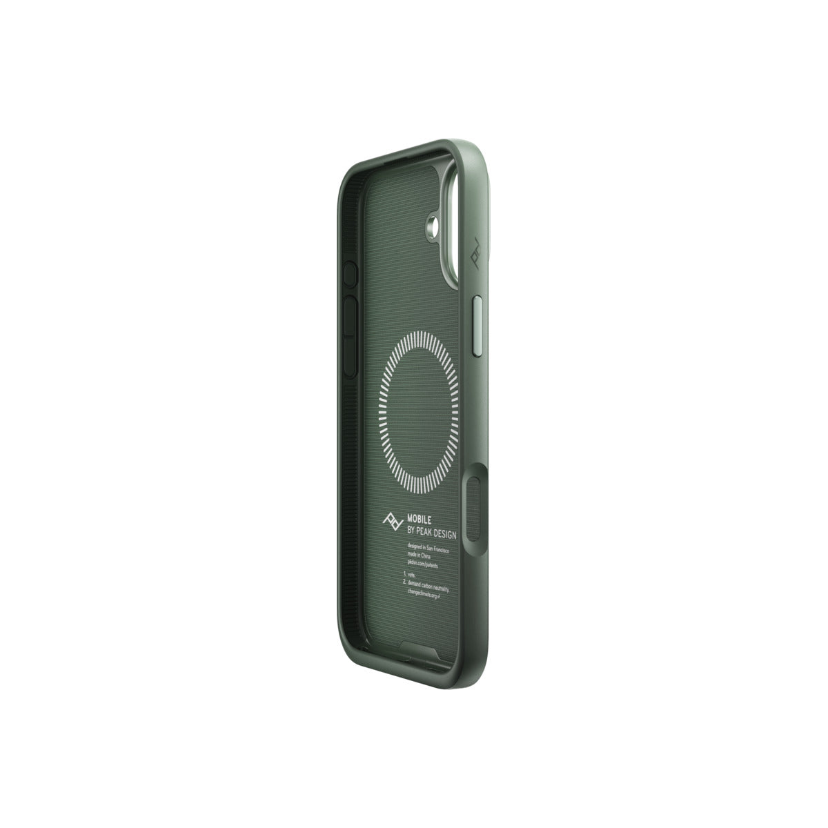 Kryt pro iPhone 16 Plus Peak Design Mobile Everyday Fabric Case - šalvějově zelený - iSTYLE CZ