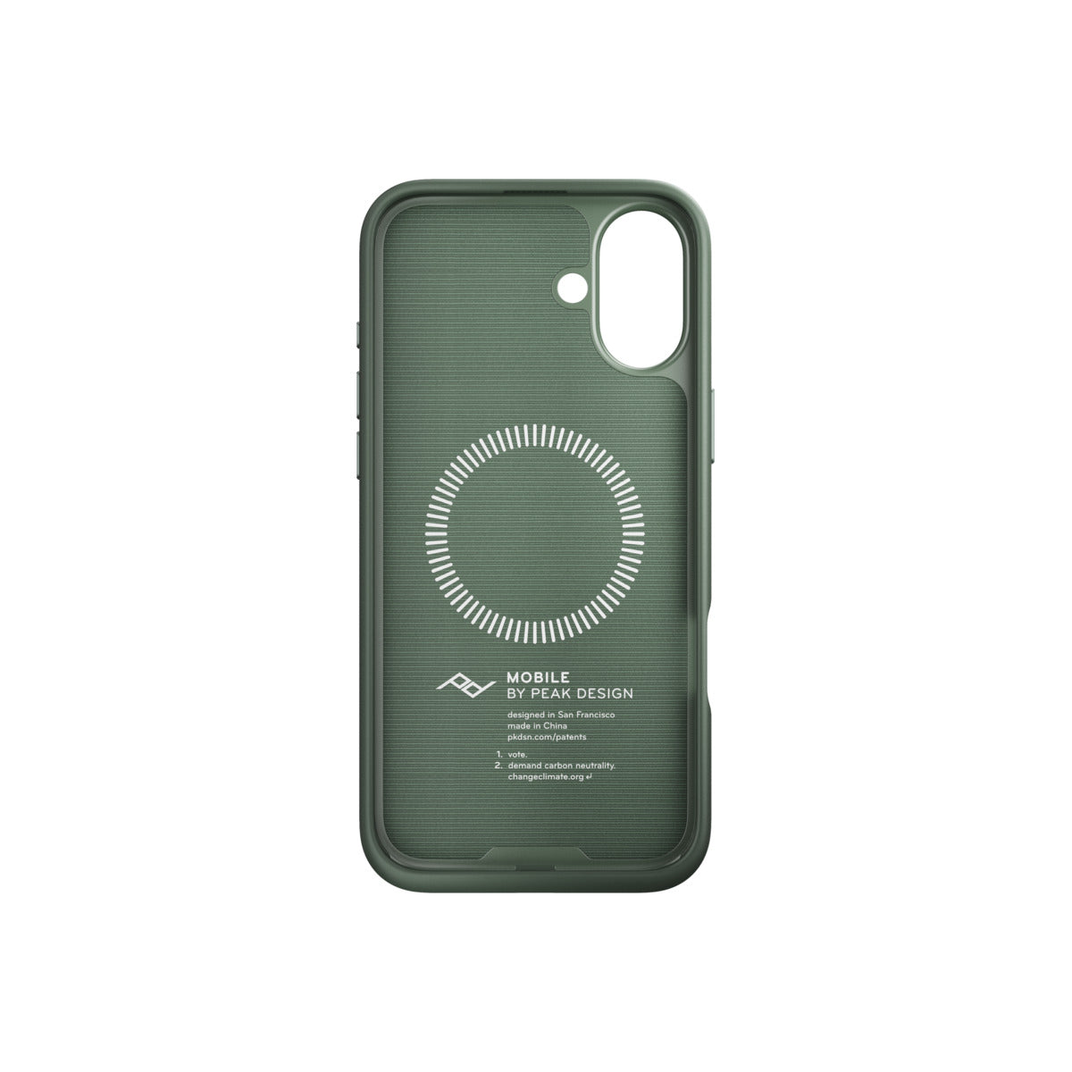 Kryt pro iPhone 16 Plus Peak Design Mobile Everyday Fabric Case - šalvějově zelený - iSTYLE CZ