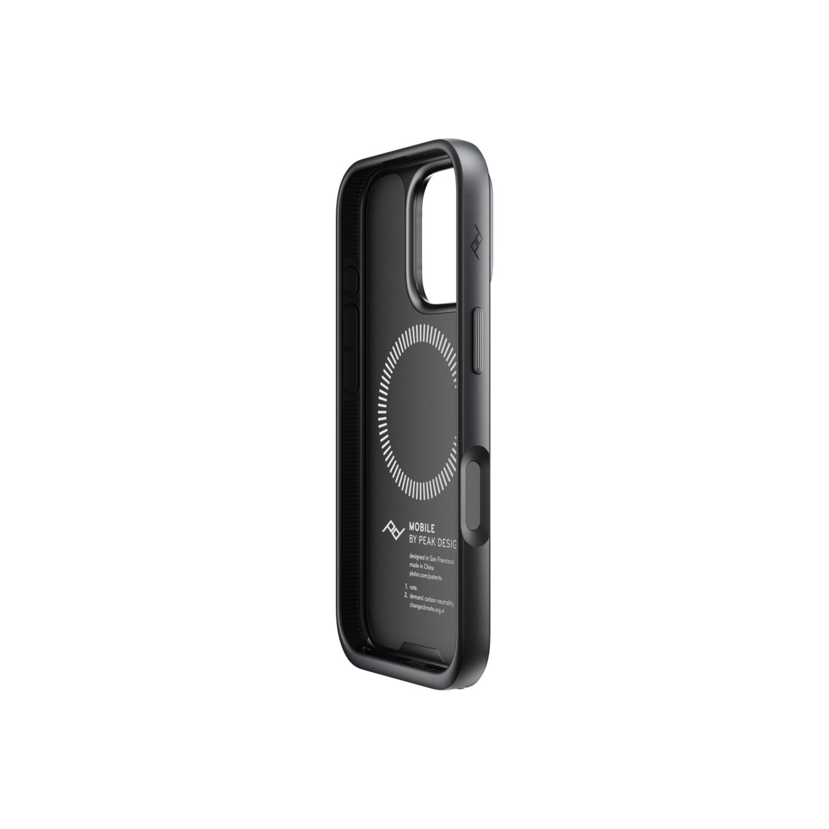 Kryt pro iPhone 16 Pro Peak Design Mobile Everyday Clarino Case - černý - iSTYLE CZ