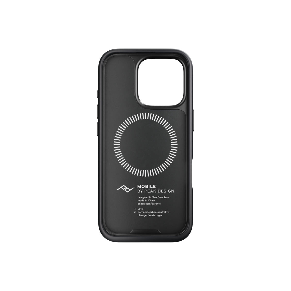 Kryt pro iPhone 16 Pro Peak Design Mobile Everyday Clarino Case - černý - iSTYLE CZ