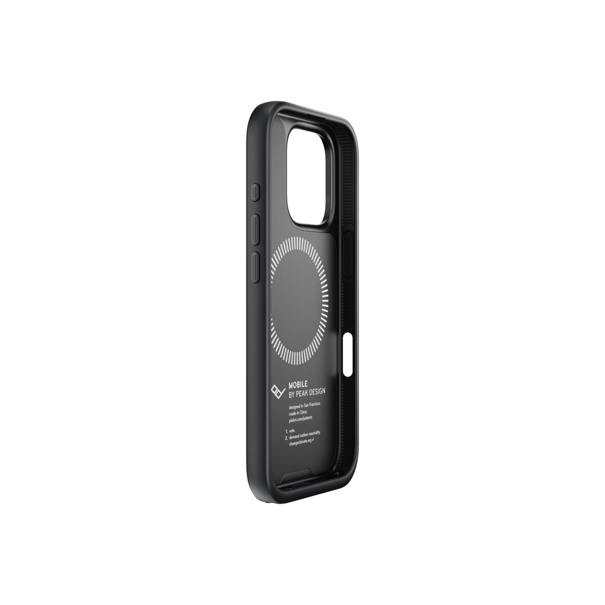 Kryt pro iPhone 16 Pro Peak Design Mobile Everyday Clarino Case - černý - iSTYLE CZ