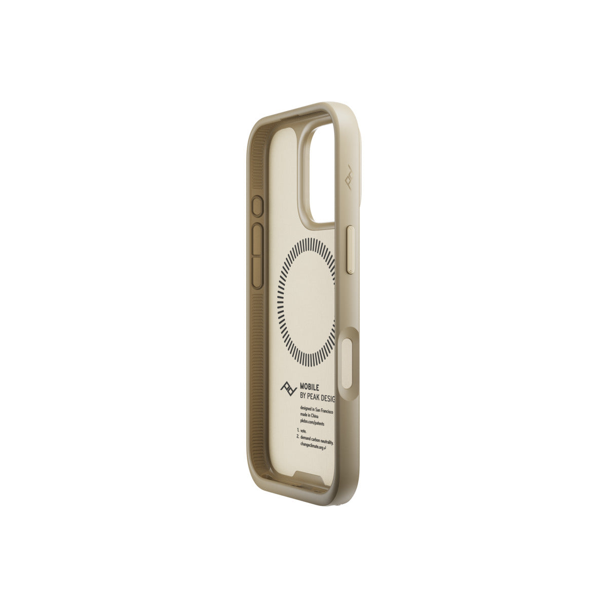 Kryt pro iPhone 16 Pro Peak Design Mobile Everyday Clarino Case - světle béžový - iSTYLE CZ