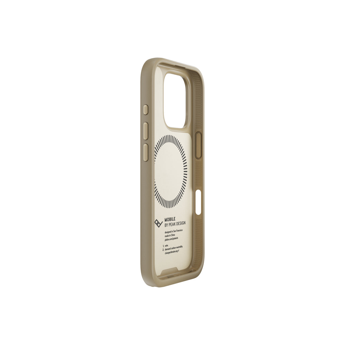 Kryt pro iPhone 16 Pro Peak Design Mobile Everyday Clarino Case - světle béžový - iSTYLE CZ