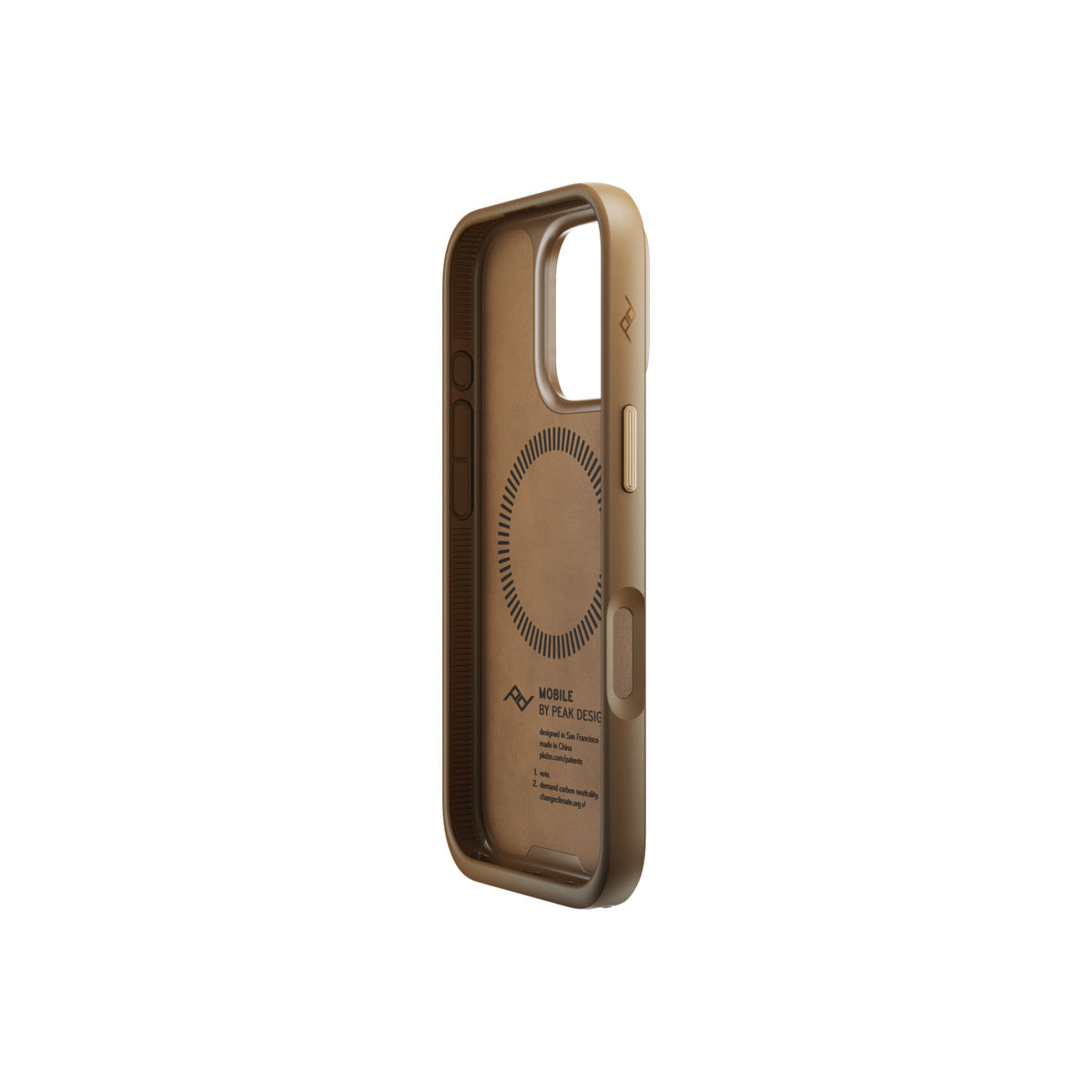 Kryt pro iPhone 16 Pro Peak Design Mobile Everyday Clarino Case - světle hnědý - iSTYLE CZ