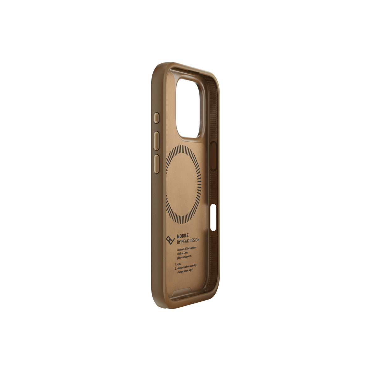 Kryt pro iPhone 16 Pro Peak Design Mobile Everyday Clarino Case - světle hnědý - iSTYLE CZ