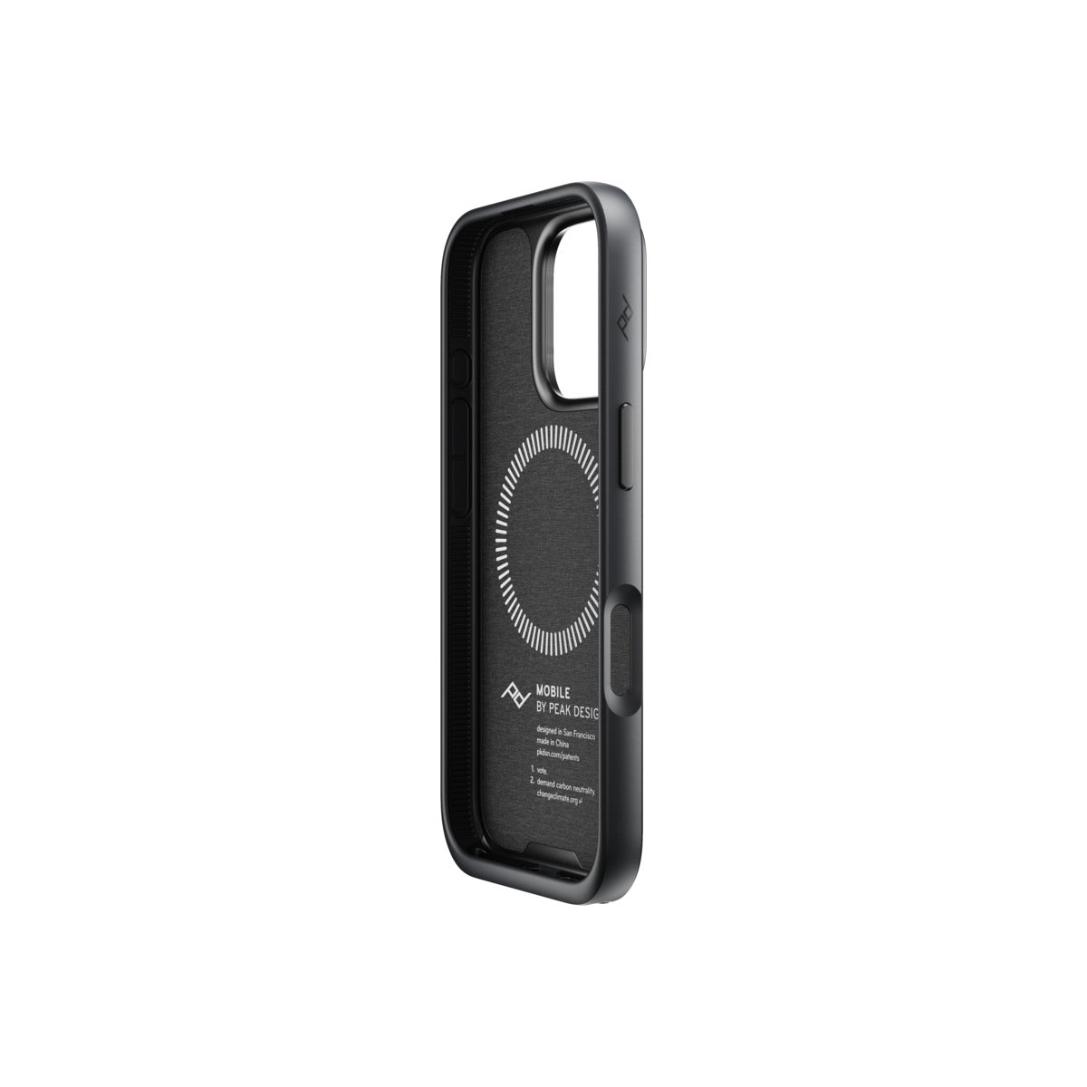 Kryt s poutkem pro iPhone 16 Pro Peak Design Mobile Everyday Loop Case - tmavě šedý - iSTYLE CZ
