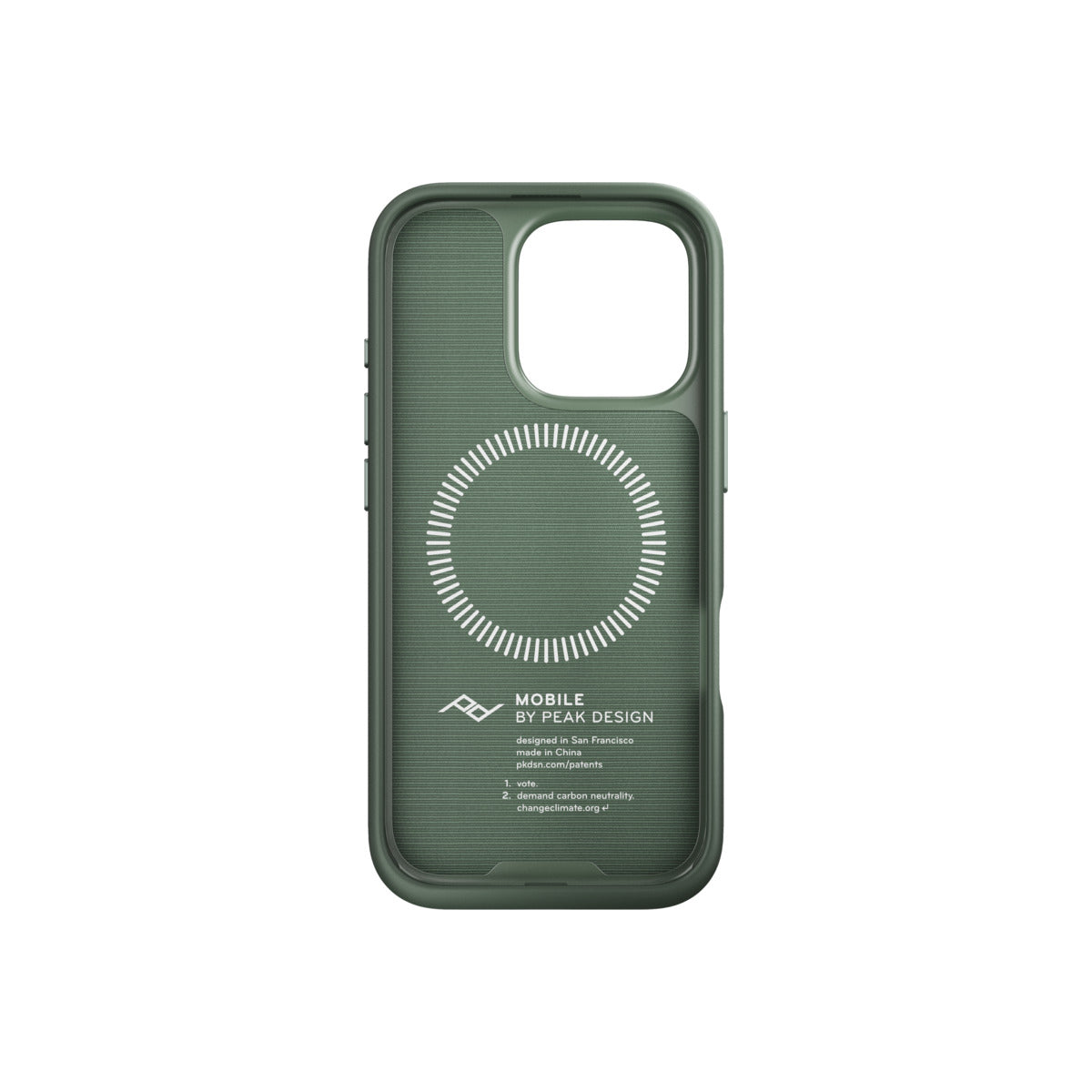 Kryt pro iPhone 16 Pro Peak Design Mobile Everyday Fabric Case - šalvějově zelený - iSTYLE CZ