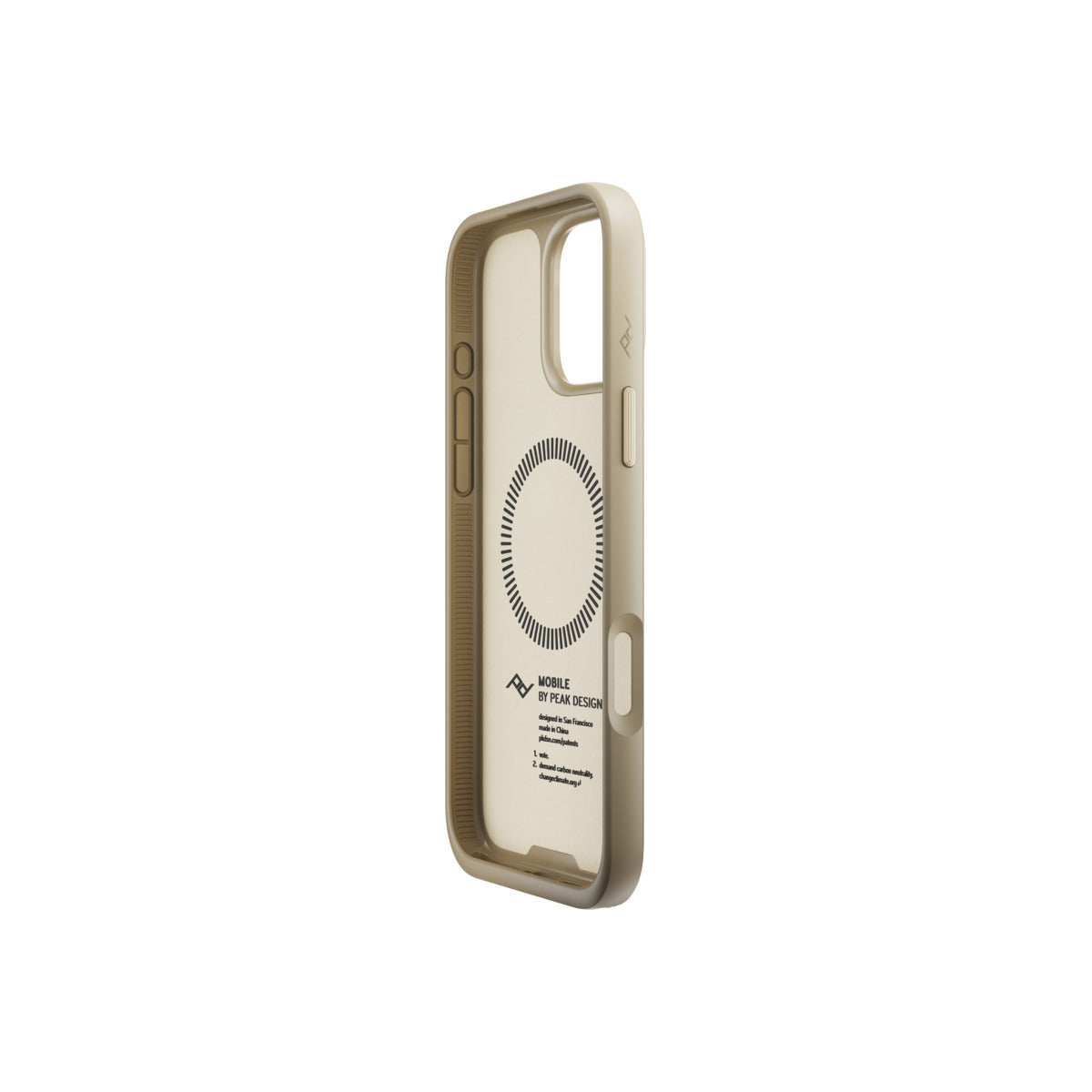 Kryt pro iPhone 16 Pro Max Peak Design Mobile Everyday Clarino Case - světle béžový - iSTYLE CZ