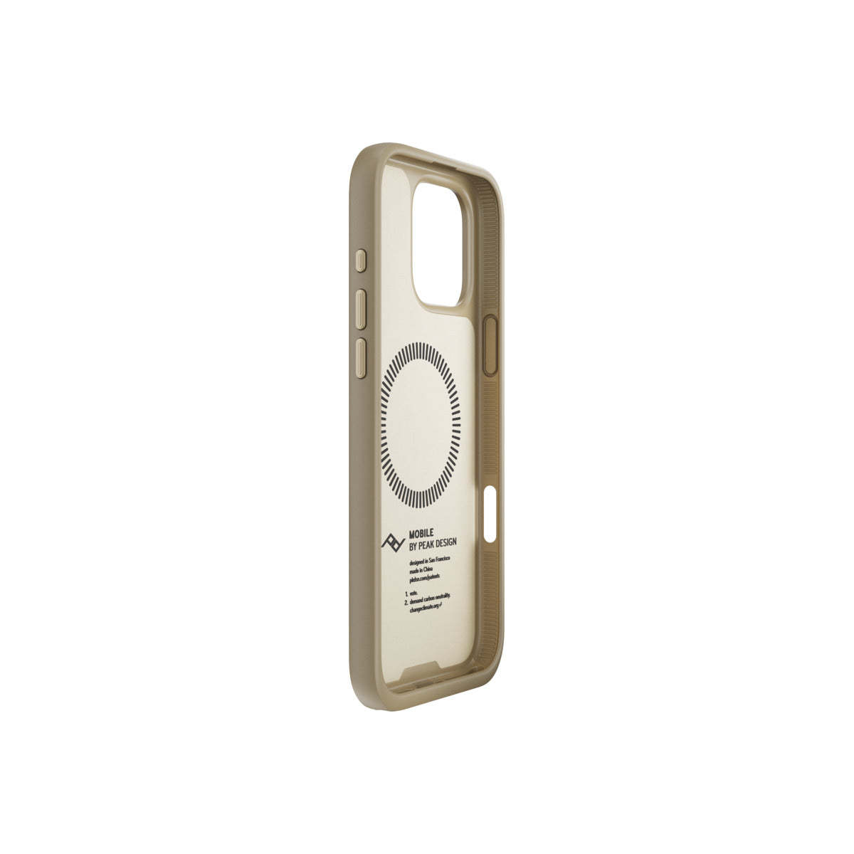 Kryt pro iPhone 16 Pro Max Peak Design Mobile Everyday Clarino Case - světle béžový - iSTYLE CZ