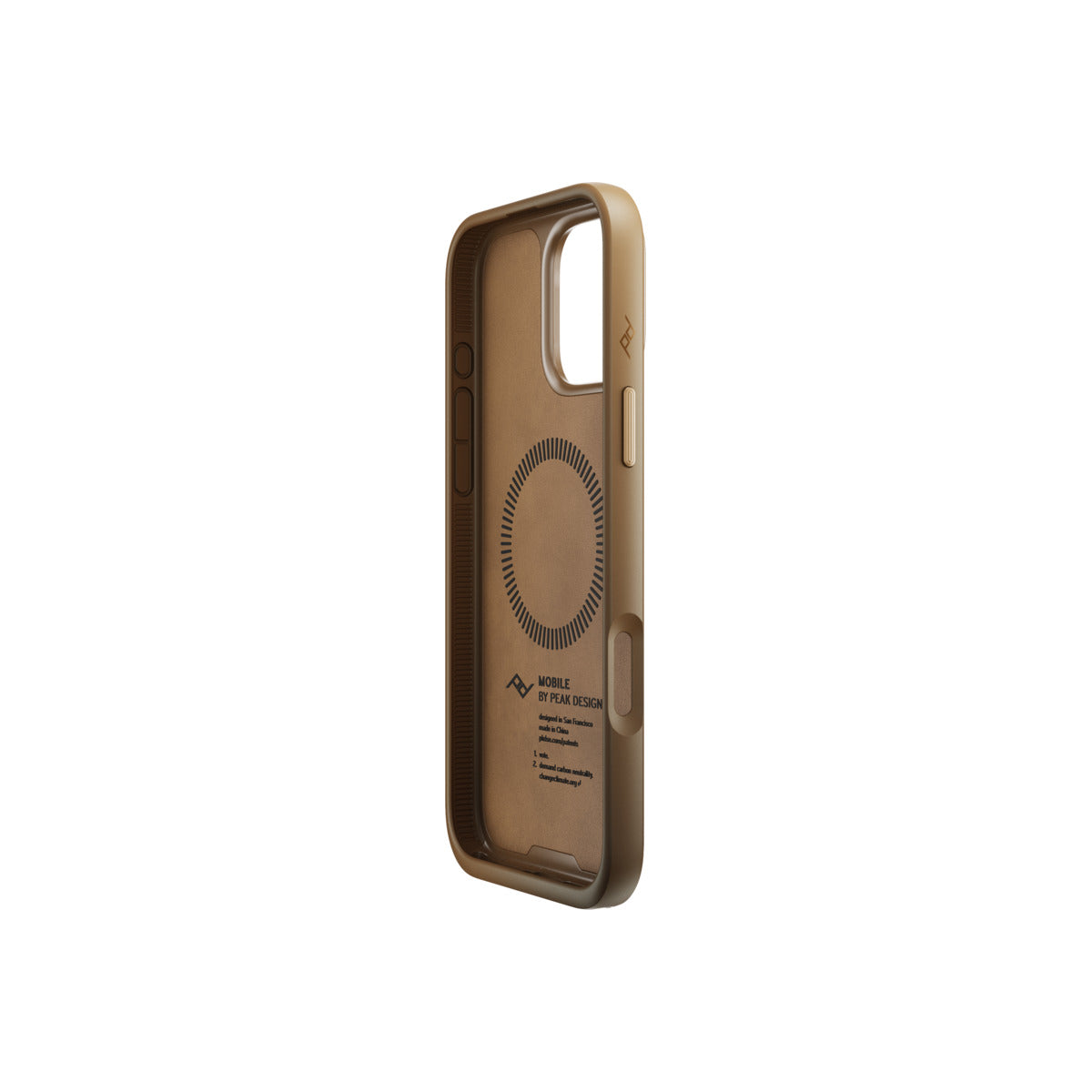 Kryt pro iPhone 16 Pro Max Peak Design Mobile Everyday Clarino Case - světle hnědý - iSTYLE CZ