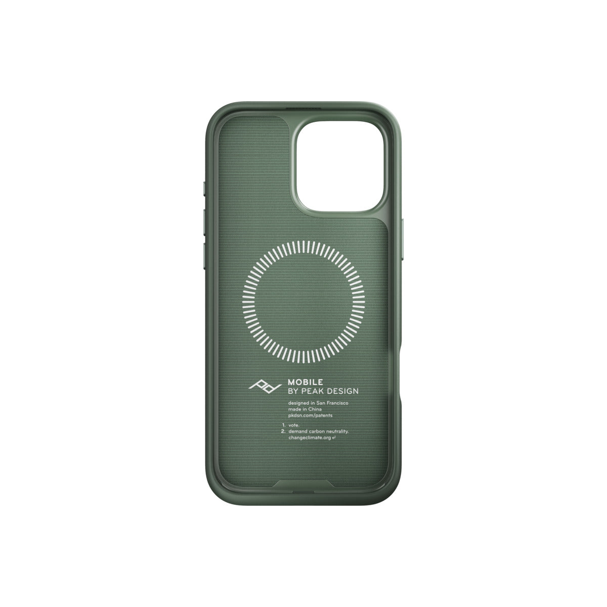 Kryt s poutkem pro iPhone 16 Pro Max Peak Design Mobile Everyday Loop Case - šalvějově zelený - iSTYLE CZ