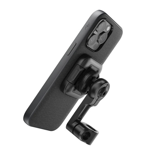 Držák s pojistkou na zrcátka Peak Design Mobile Motorcycle Mirror Mount - černý - iSTYLE CZ