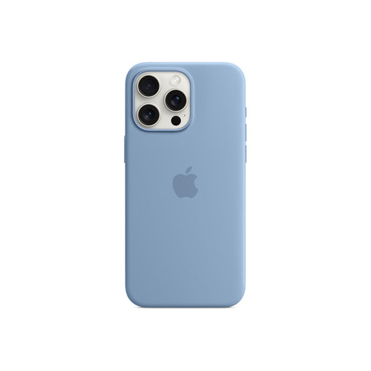 Apple silikonový kryt s MagSafe na iPhone 15 Pro Max – ledově modrý - iSTYLE CZ
