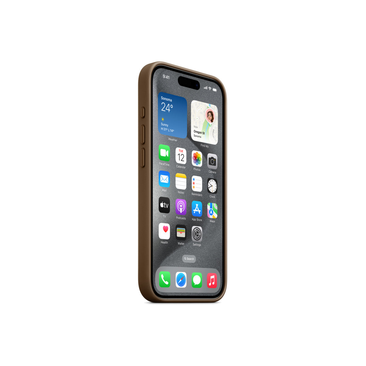 Apple kryt z tkaniny FineWoven s MagSafe na iPhone 15 Pro – kouřový - iSTYLE CZ
