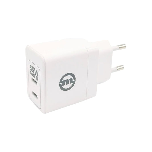 Dvojitý adaptér Mobile Origin 35W GaN III Super Charger - bílý - iSTYLE CZ