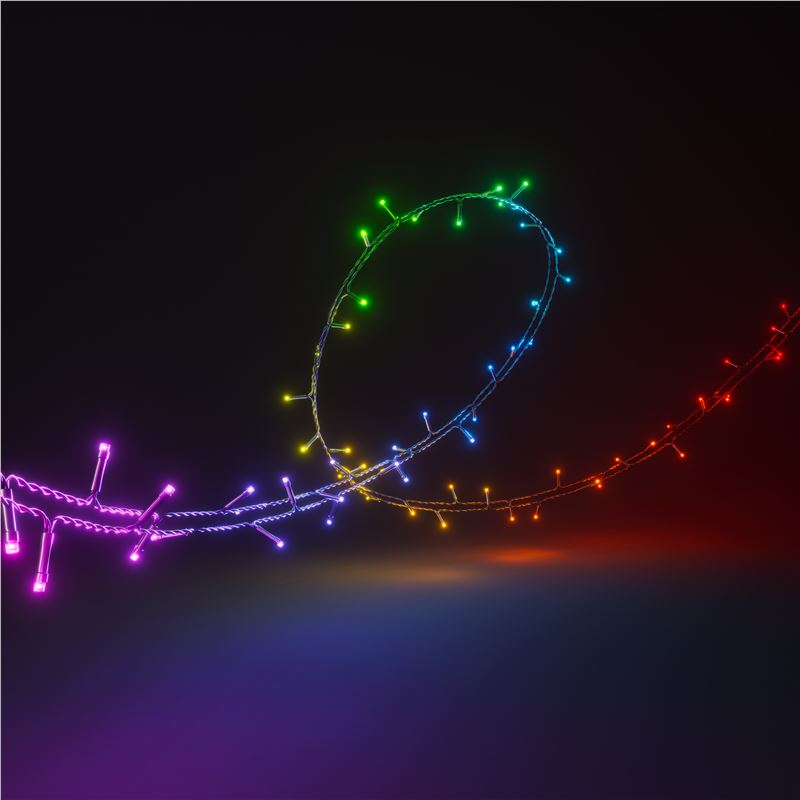Chytré žárovky na stromeček Nanoleaf Essentials Smart Holiday String Lights 20 m - iSTYLE CZ