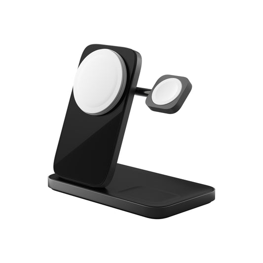 Bezdrátový MagSafe nabíjecí stojánek Nomad Stand One Max 3v1 - černý - iSTYLE CZ
