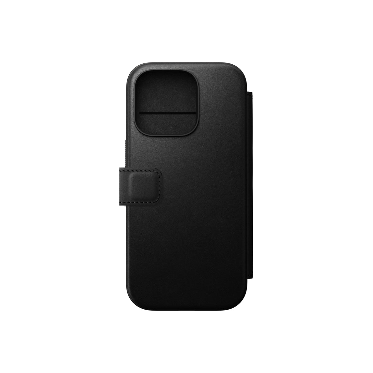 Kožený MagSafe kryt pro iPhone 16 Pro Nomad Modern Leather Folio - černý - iSTYLE CZ