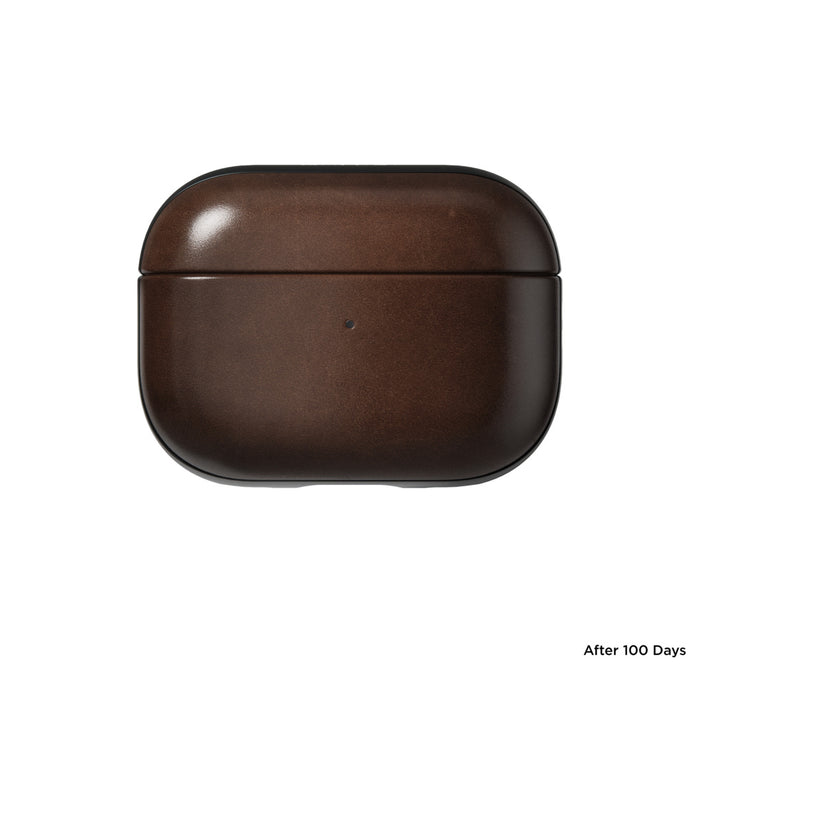 Obal pro AirPods Pro 2. gen Nomad Leather case - hnědé - iSTYLE CZ