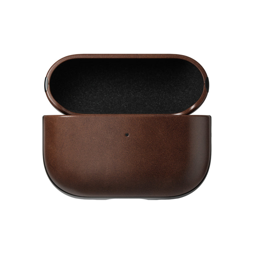 Obal pro AirPods Pro 2. gen Nomad Leather case - hnědé - iSTYLE CZ