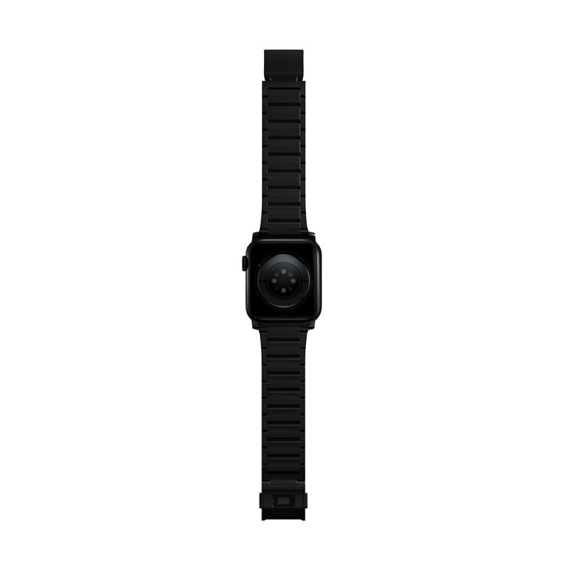 Titanový řemínek pro Apple Watch 42/44/45/49 mm Nomad Titanium - černý - iSTYLE CZ